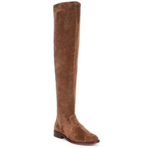 NWT Brown Tall Boots Over Knee Suede Boot 5.5 / 5 1/2 Antonio Melani Leenna - Picture 4 of 11